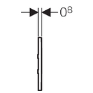 DAS_294534.jpg_product Geberit uređaj za ispiranje pisoara sa elektronskim aktiviranjem ispiranja, baterijsko napajanje, pokrivna ploča tip 30