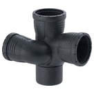 Geberit Silent-Pro lučna račva za šaht 87,5° sa priključkom desno 110/75/90