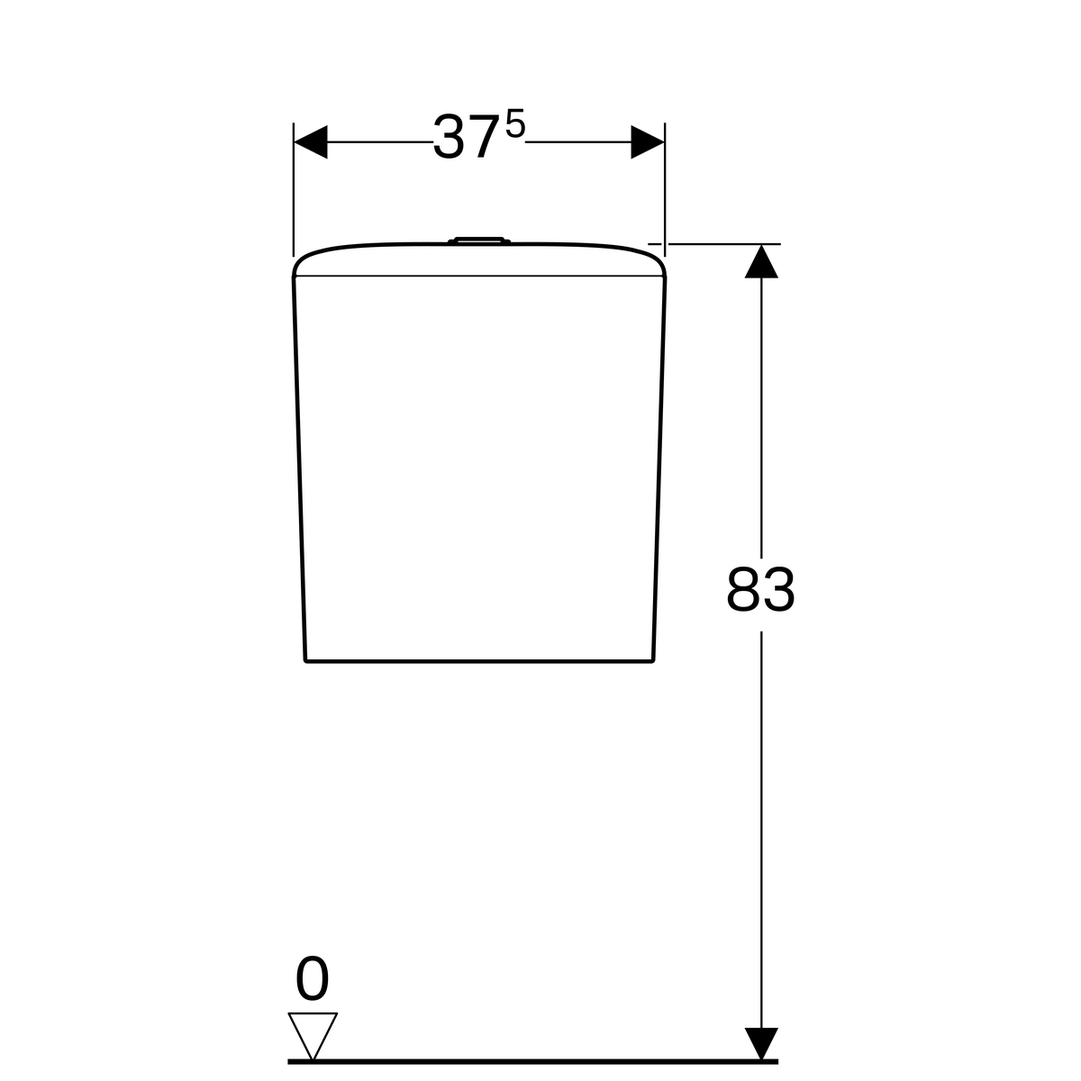 DAS_1213852_20190305_140159.jpg_product Geberit iCon Square predzidni vodokotlić za monoblok, dvokoličinsko ispiranje, priključak za vodu bočni ili dole 37.5 cm