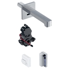 Geberit armatura za umivaonik Brenta, zidna montaža, generatorsko napajanje, za ugradnu funkcionalnu kutiju, sa mešačem, 22 cm (116.296.21.1)