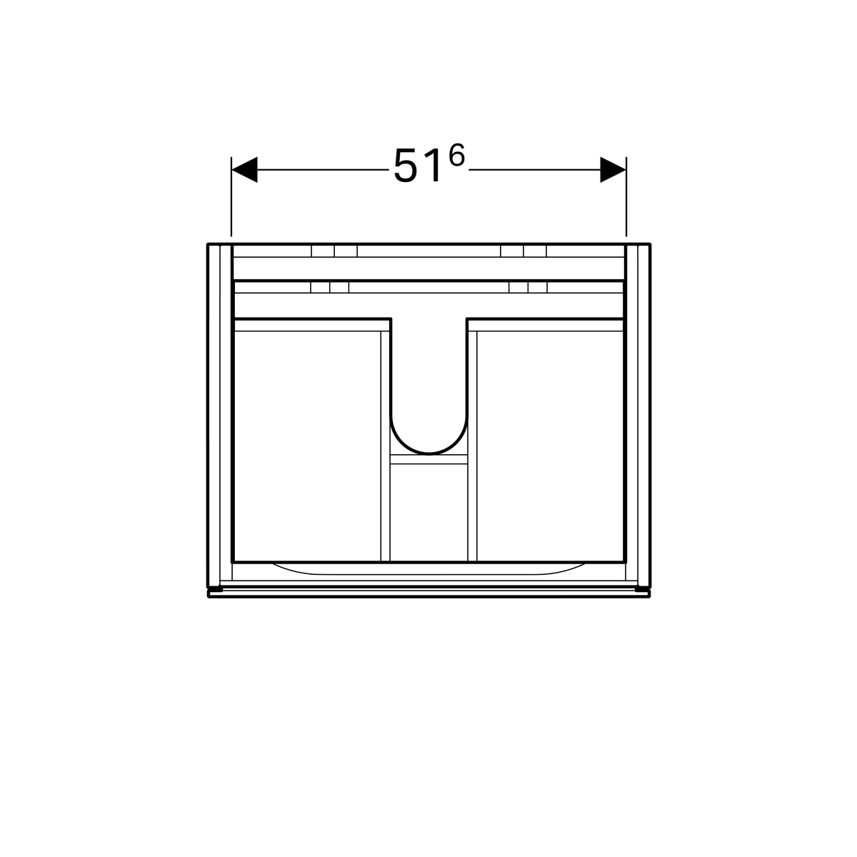 DAS_369296_20180926_092645.jpg_product Geberit Xeno² ormarić za umivaonik, sa dve fioke 58 cm
