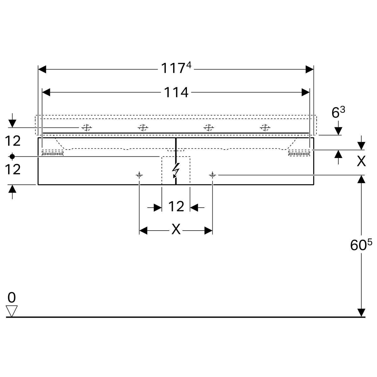 DAS_369277_20170926_143927.jpg_product Geberit Xeno² ormarić za umivaonik širine od 120 cm, sa dve fioke, 117.4 cm