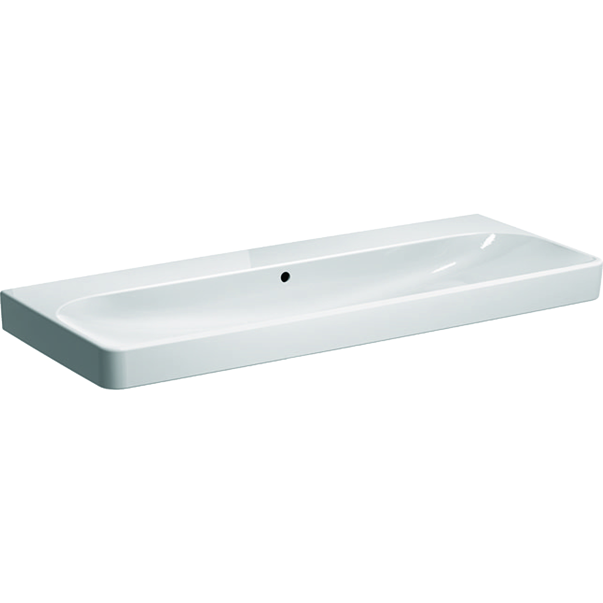 Geberit Smyle Square umivaonik 120 cm, bez otvora slavine
