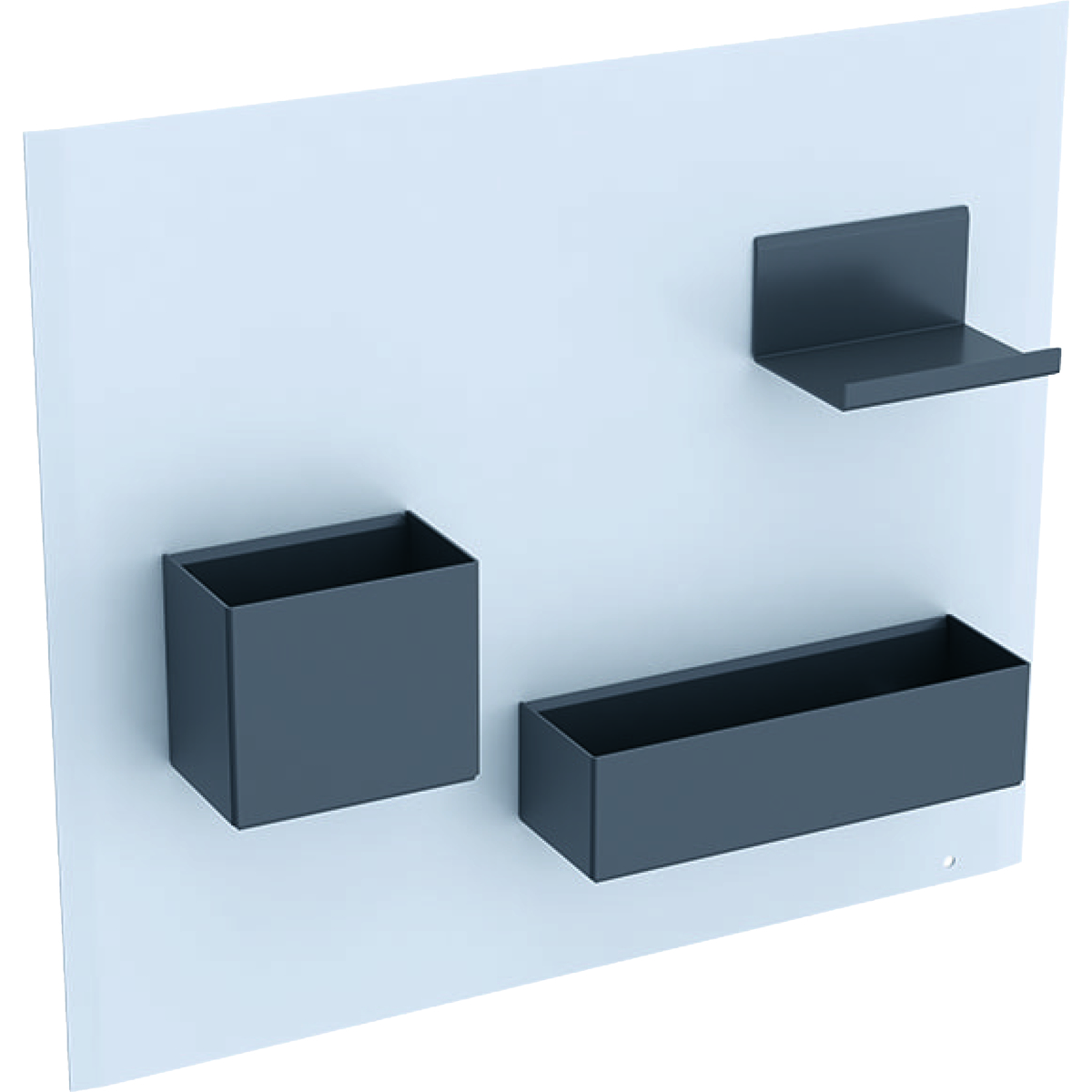 Geberit magnetna ploča sa kutijama za odlaganje, mat bela