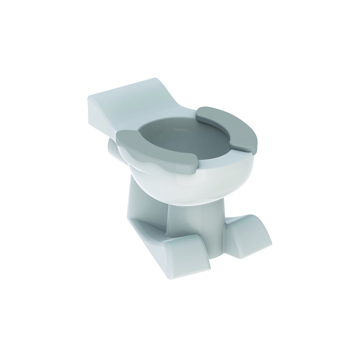Geberit Bambini podna WC šolja za decu, sa dubokim ispiranjem, dizajn lavlje šape, sa nastavkom 50 cm