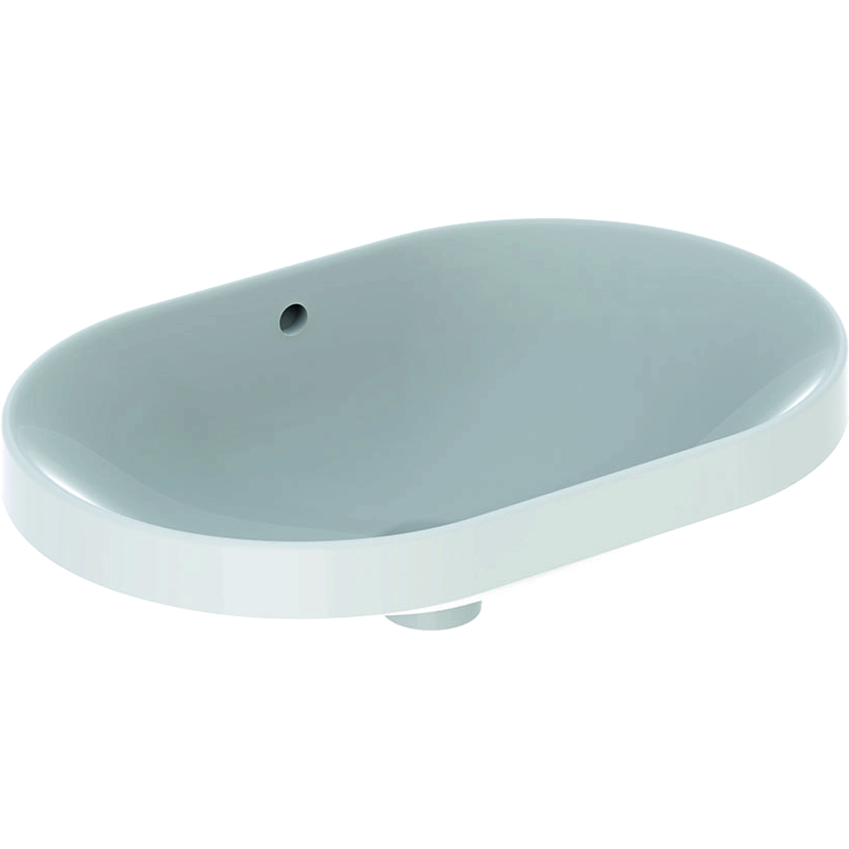 Geberit VariForm ugradni umivaonik, elipsasti 60 cm