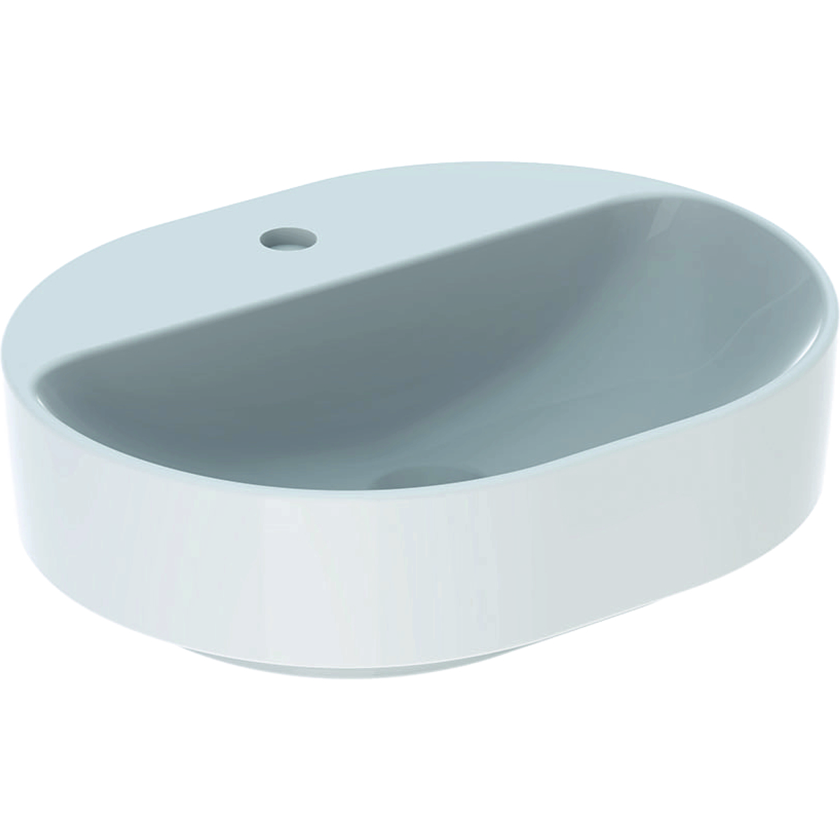 Geberit nadgradni umivaonik VariForm, elipsasti, sa otvorom za armaturu 50 cm