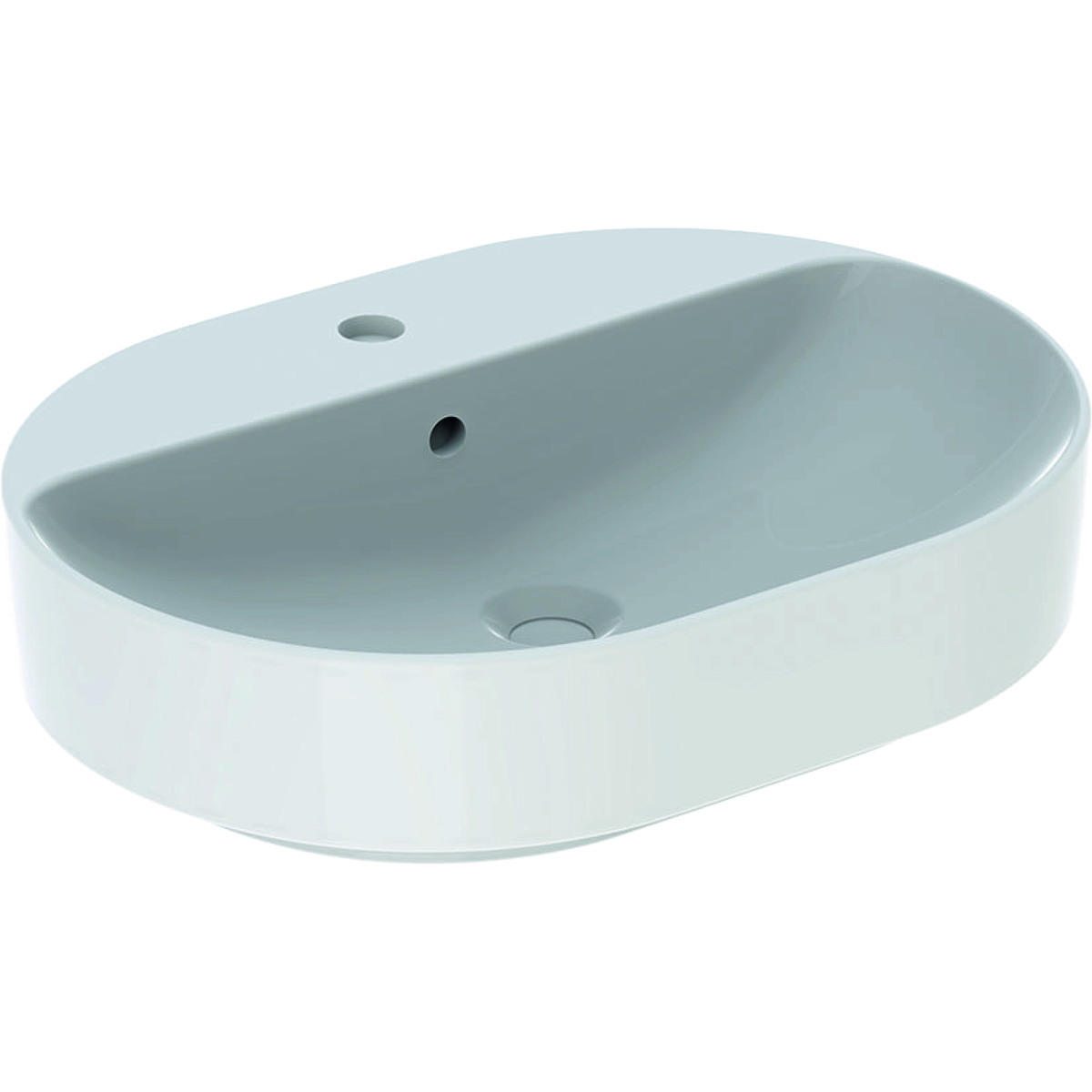 Geberit nadgradni umivaonik VariForm, elipsasti, sa otvorom za armaturu 60 cm