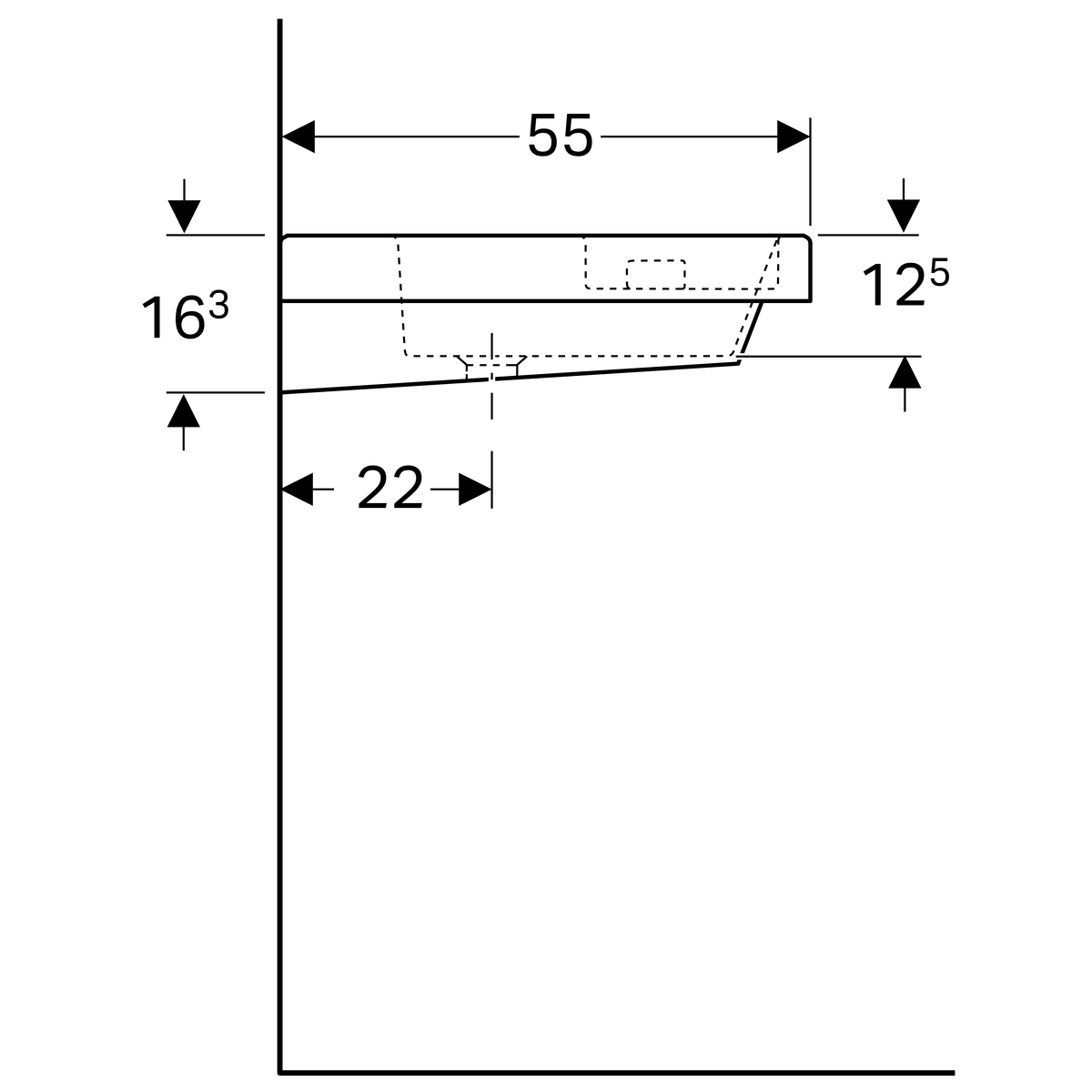 DAS_545838_20190401_092220.jpg_product Geberit Bambini umivaonik sa mestom za odlaganje sunđera sa strane 60 cm, otvor slavine desno