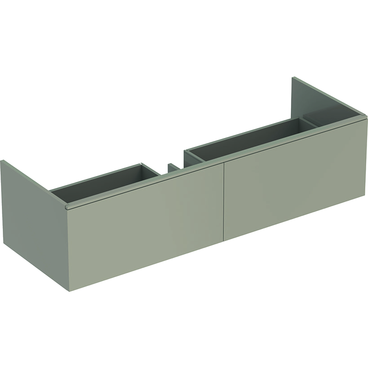 Geberit Xeno² ormarić za umivaonik od mineralnih materijala, sa dve fioke 139.5 cm
