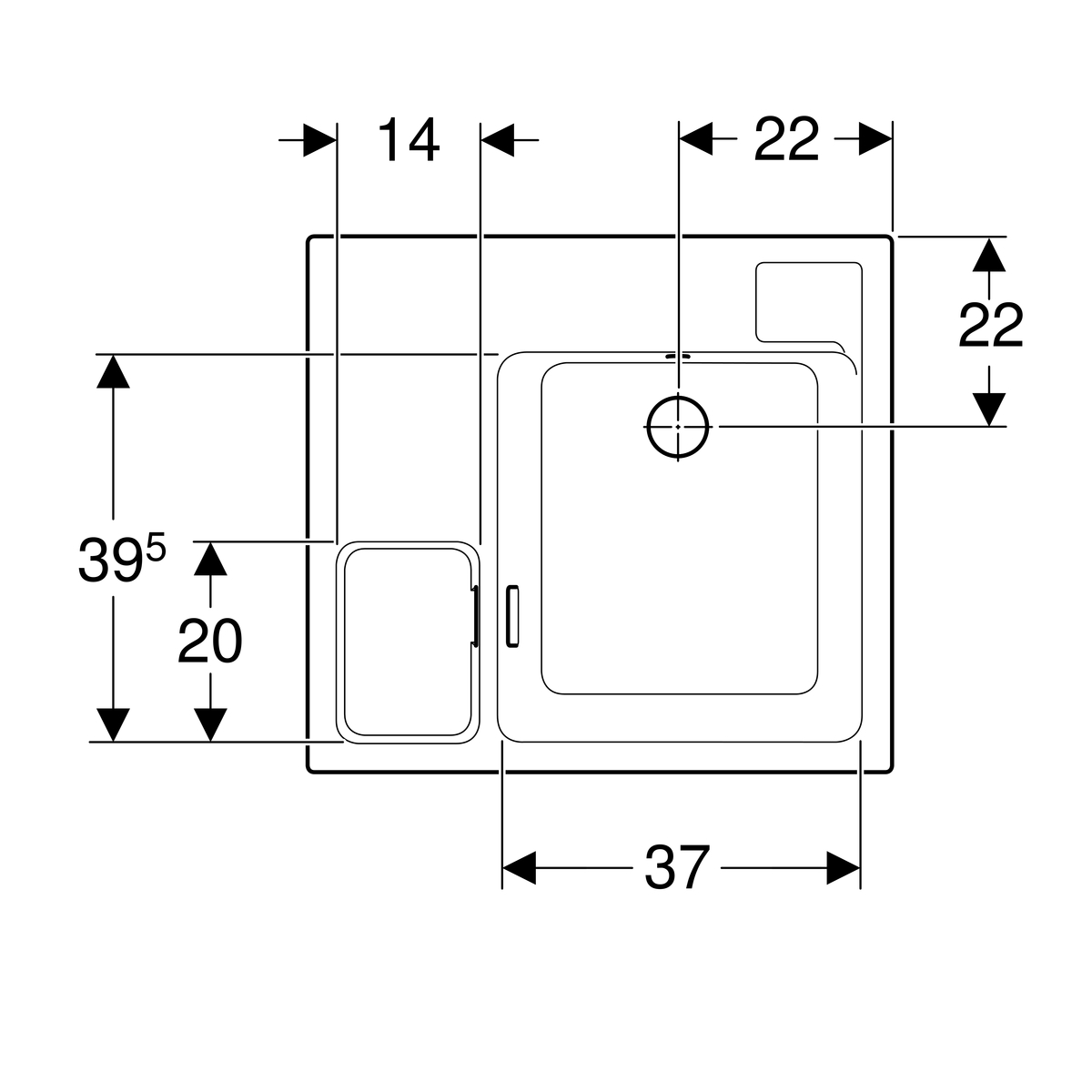 DAS_635581_20190401_091952.jpg_product Geberit Bambini umivaonik sa mestom za odlaganje sunđera sa strane 60 cm, bez otvora slavine