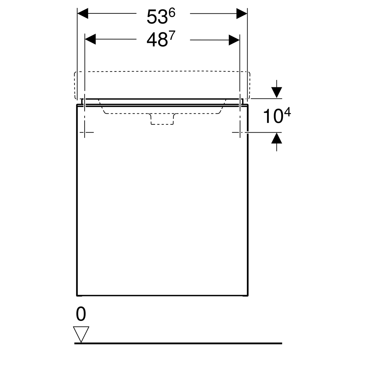DAS_1069182_20180828_1108385.jpg_product Geberit Smyle Square ormarić za umivaonik, sa jednim vratima 53.6 cm, otvaranje u levu stranu