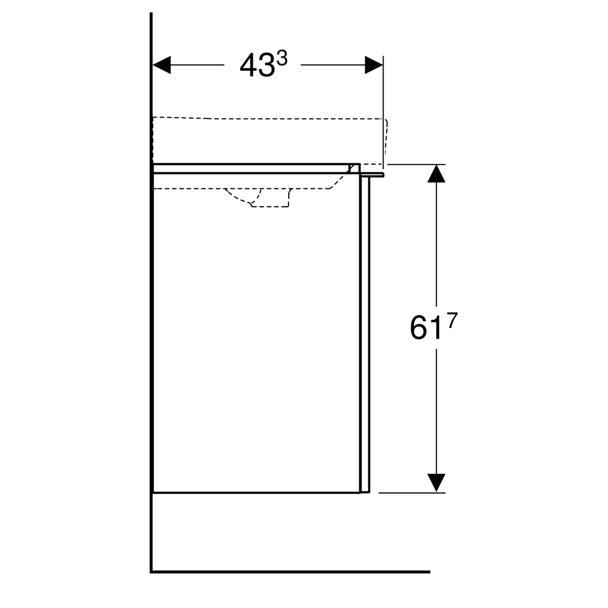 DAS_1069180_20180815_0739032.jpg_product Geberit Smyle Square ormarić za umivaonik, sa jednim vratima 53.6 cm, otvaranje u levu stranu