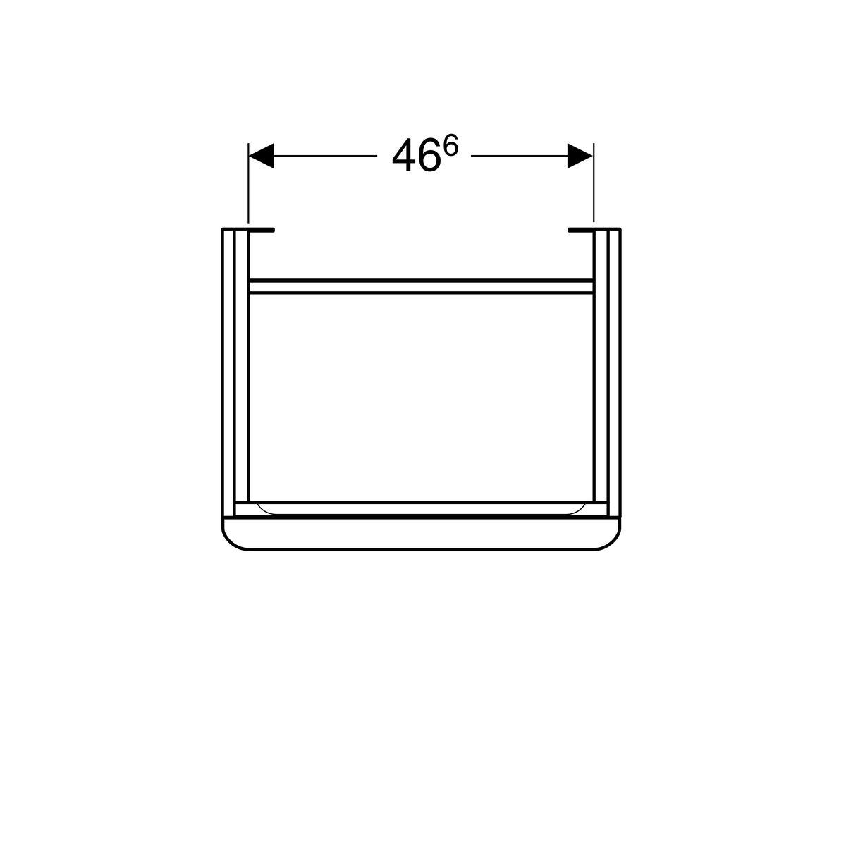DAS_1069179_20180815_073859.jpg_product Geberit Smyle Square ormarić za umivaonik, sa jednim vratima 53.6 cm, otvaranje u desnu stranu