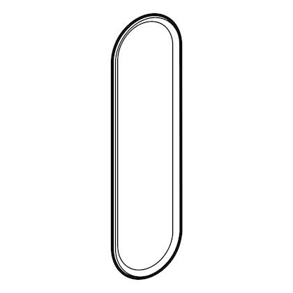 Zidni držač za daljinski upravljač, za Geberit AquaClean Mera /Sela / Tuma Comfort: alpsko bela