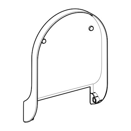 Poklopac WC-a za Geberit AquaClean Tuma: alpsko bela