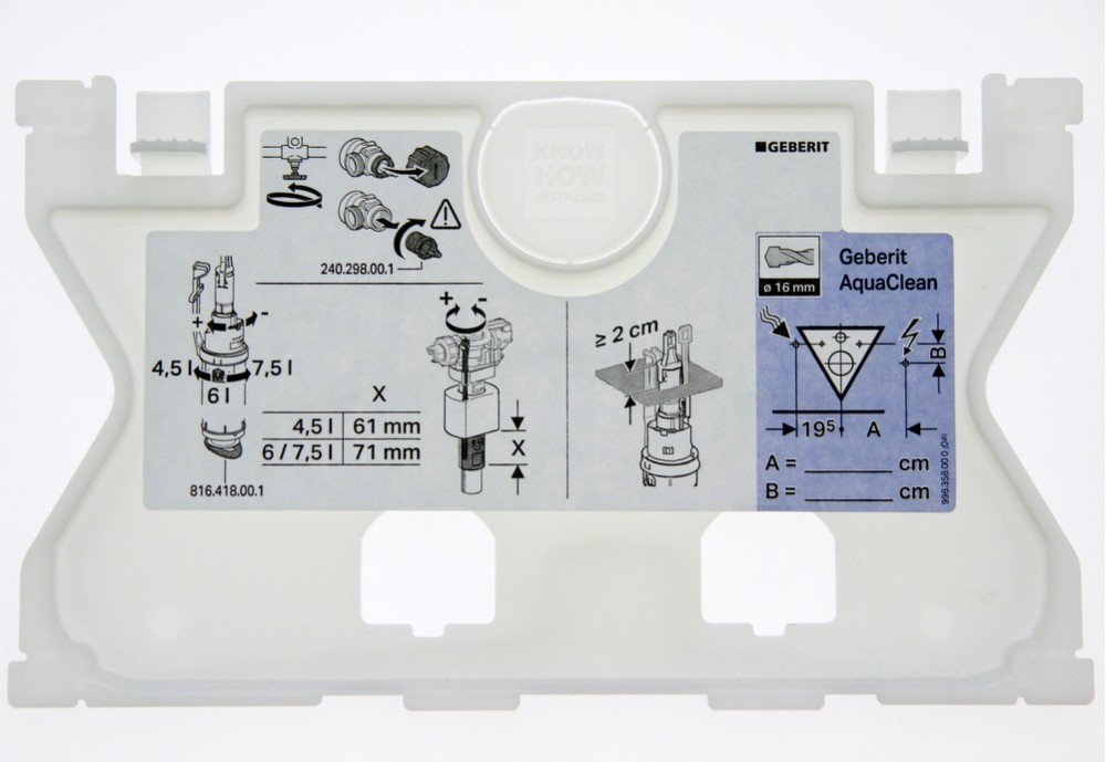 Geberit zaštitna ploča za UP320 (241.824.00.1)