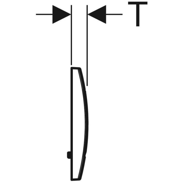 delta01bela.jpg_product_product_product Geberit tipka za aktiviranje Delta30, za dvokoličinsko ispiranje, alpsko bela