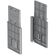 Produžetak bočnog panela, za Geberit Monolith sanitarni modul za WC i bide: srednje siva biserno svetlucava